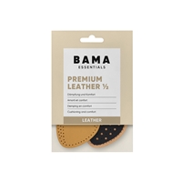 Bama Essentials Premium Leather Half Insoles, Ladies Small Size 3-4, Euro 36-37