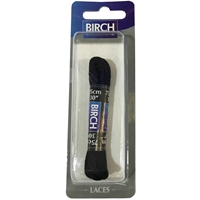 Birch Blister Pack Laces 75cm Round Black