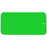 Blank Key Tag 100mm x 45mm C12 - Green/White/Green