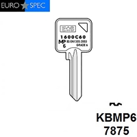 Eurospec 6pin Genuine MP6 Blank, JMA KBMP6, HD XGC066