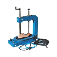 BL2 Manual Bag Press with Deep Cushion. Equipped with a Foot Pump. (Does Not Include Lasts)