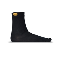 Vibram Five Toe Socks Wool Blend Crew Size 42-45 UK 8-10.5 Black