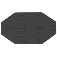 Vibram Dupla Toppiece Sheeting - 6mm Black Size 85 x 56cm