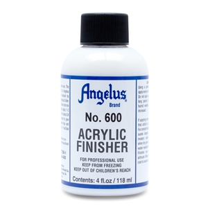 Angelus Acrylic Finisher 600 Standard Gloss Finish. 4 fl oz/118ml Bottle