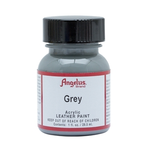 Angelus Acrylic Leather Paint 1 fl oz/30ml Bottle. Grey 081