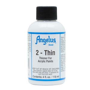 Angelus 2-Thin Thinners for Reducing Viscosity. 4 fl oz/118ml Bottle