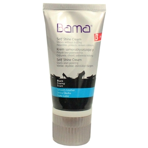 Bama Self Shine Cream Tube with Applicator Sponge Black 09 50ml (Old Packaging)