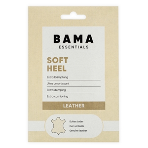 Bama Essentials Cushioning Leather Heel Pad, Ladies Medium Size 5/7, Euro 39/40