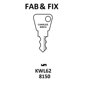 Fab N Fix 7621 Window Lock Key KWL62 WL070