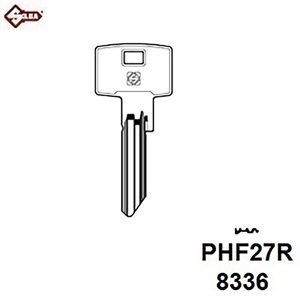 Silca PHF27R, Pfaffenhain Cylinder Blank, JMA PFA25