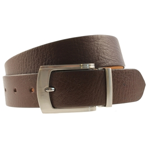 Birch Quality Leather Belt 26mm Large (36-40 Inch) Full Grain Brown