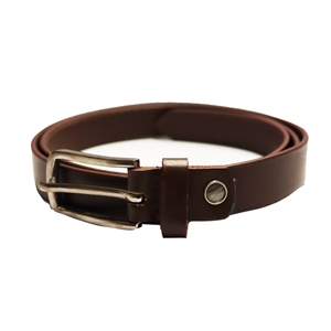 Birch Full Grain Leather Belt Smooth Finish 26mm Brown Large (36-40 Inch)