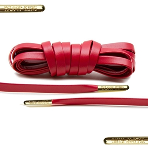 Loop King Leather Laces 75cm Red