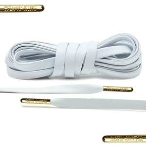 Loop King Leather Laces 90cm White