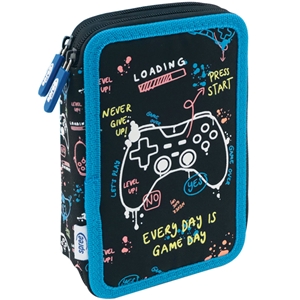 Spree Every Day is Game Day Double Decker Pencil Case (fully loaded)