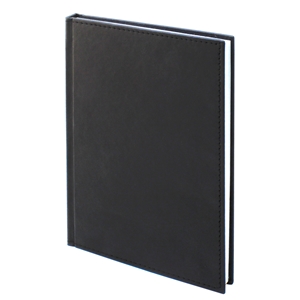 Spree Imitation Leather Journal 14 x 20cm with 120 Sheets in Black