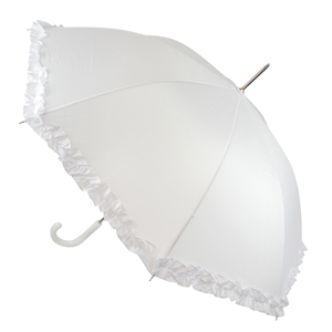 Bridal Walking Umbrella, Colour - White