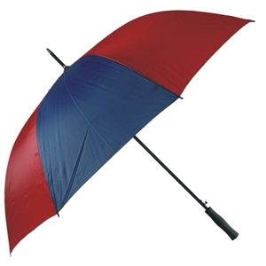 Budget Golf Auto Umbrella, Blue & Burgundy