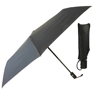 Superior Super Mini Flat Fully Auto Umbrella, Black
