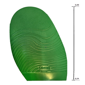 Vibram Leisure Stick on Soles 2.0mm Gents Green
