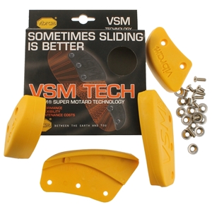 Vibram M304 Super Moto Nylon Slider And Heel Set, Yellow
