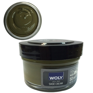 Woly Shoe Cream Jar 50ml Bamboo 065