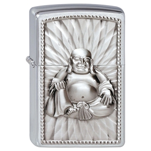 Zippo Lighter, Buddha With 108 Pearls