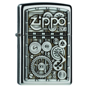 Zippo Lighter Street Chrome Gear Wheels
