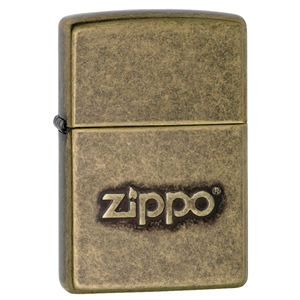 Zippo Lighter Antique Brass Zippo Stamp