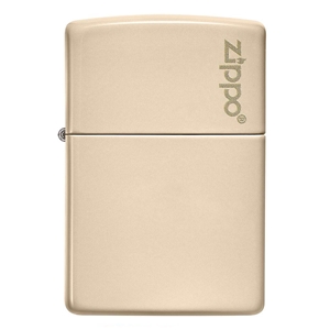 Zippo Lighter, Flat Sand Zippo Logo