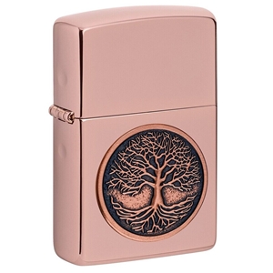 Zippo Lighter, Tree Of Life Emblem