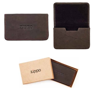 Zippo Leather, Business Card Holder, Mocca, 2005141