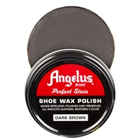 Angelus Perfect Stain Wax Shoe Polish 60ml Dark Brown