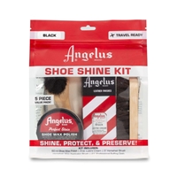 Angelus Shoe Shine Travel Kit (5 Piece Set)