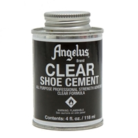 Angelus Clear Shoe Cement 4 fl oz. Professional Strength