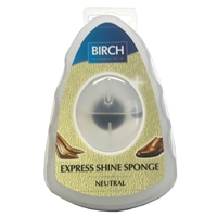 BIRCH Express Shoe Shine Sponge Neutral (Not for Sale on Amazon/Ebay)