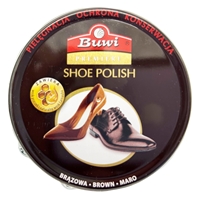 Buwi Premiere Shoe Polish 40ml, Brown