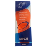BIRCH Sports EVA Insole Ladies Size 35-40