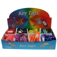 Birch Key Tags - Box Of 200 Key Tags With Key Rings