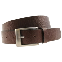 Birch Quality Leather Belt 35mm Large (36-40 Inch) Full Grain Brown