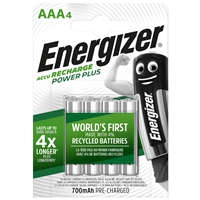 Energizer Rechargable 700mAh Batteries AAA (Pack of 4)