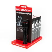 Nebo Redline Big Daddy 2000 Lumen Flashlight (with Counter Top Display, 8 Torches)