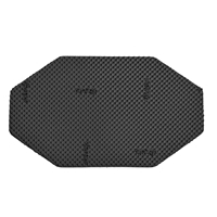 Vibram 8568 Air Diamante Sheet 6mm Black. Sheet Size 105 x 58cm