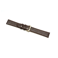 Birch Leather Watchstraps Lizard Grain Brown 20mm Code C