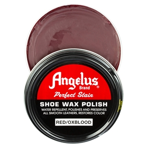 Angelus Perfect Stain Wax Shoe Polish 60ml Ox Blood