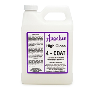 Angelus 4-Coat Finisher 904 High Gloss Finish 1 Quart/986ml Bottle