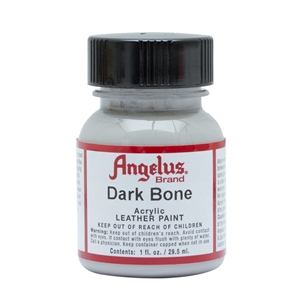 Angelus Acrylic Leather Paint 1 fl oz/30ml Bottle. Dark Bone 157