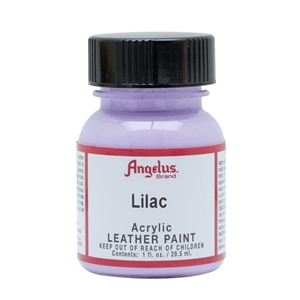 Angelus Acrylic Leather Paint 1 fl oz/30ml Bottle. Lilac 175