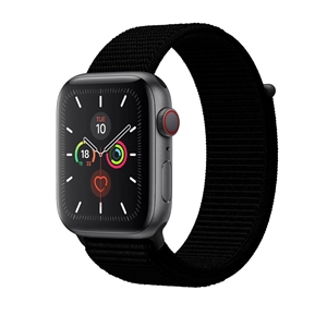 Nylon Loop for Apple Watch, Band Width: 38/40/41mm, Black