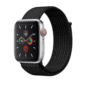 Nylon Loop for Apple Watch, Band Width: 38/40/41mm, Black & White